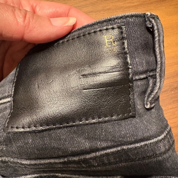 R13 distressed black jeans - high rise skinny - size 27 - Picture 12 of 12